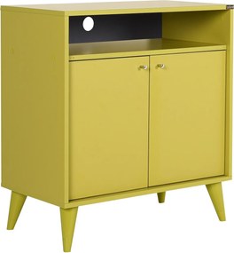 Aparador/Armário multiusos "Diamante" - Design Moderno - Verde - 73x79