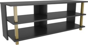Móvel para TV Pueblo – Dourado e Antracite – 120x44,6x47,4 cm