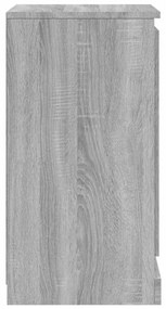 Aparador 37,5x35,5x67,5 cm derivados de madeira cinzento sonoma