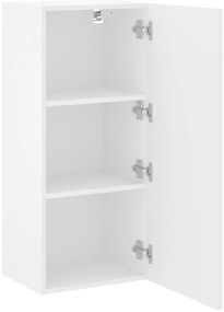 Móvel de parede p/ TV 40,5x30x90 cm derivados de madeira branco