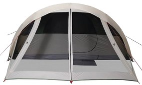 Tenda familiar estilo cabana para 6 pessoas impermeável verde