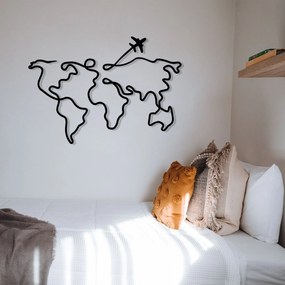 Acessório Decorativo de Parede Mozzafiato – Preto – 60 x 42 cm