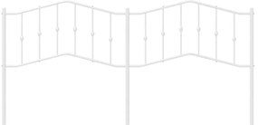 Cabeceira de cama 193 cm metal branco