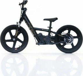 Bicicleta elétrica infantil 250W 16” 250W 16" Plus RFN preta e dourada