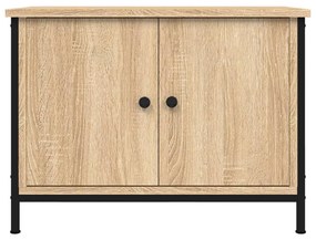 Móvel TV c/ portas 60x35x45 cm deriv. madeira carvalho sonoma