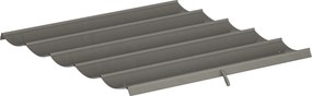 Lona para tenda retrátil de 3 x 3 m – apenas a lona, 250 x 255 cm (ESTRUTURA NÃO ESTÁ INCLUÍDA), cinzento claro