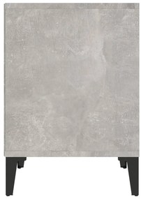 Mesas de cabeceira 2 pcs 40x35x50 cm cinzento cimento