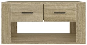 Mesa de centro 80x50x40 cm derivados madeira carvalho sonoma