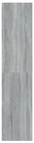 Estante/divisória 40x30x135 cm cor sonoma cinza