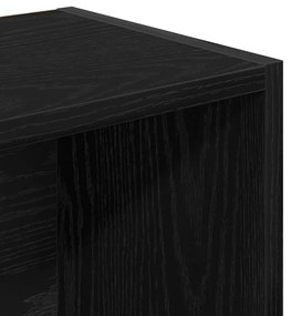 Estante 31x24x102 cm derivados de madeira carvalho preto