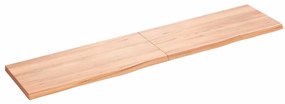 Prateleira de parede 180x40x(2-4) cm carvalho tratado castanho