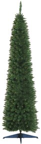 HOMCOM Árvore de Natal Artificial 210cm Ignífugo com 499 Pontas de Ramo PVC e Suporte de Metal Decoração de Natal para Interiores | Aosom Portugal
