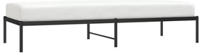 Estrutura de cama 80x200 cm metal preto