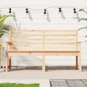vidaXL Banco de jardim 159,5x48x91,5 cm madeira de pinho maciça