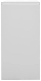 Cacifos 5 pcs 90x45x92,5 cm aço cinzento-claro e verde