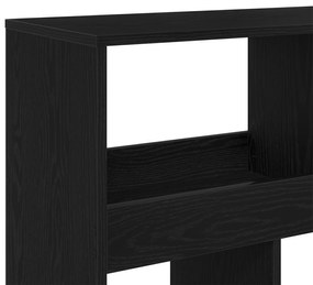 Suporte para Plantas vidaXL Madeira de Carvalho Preto 100x33x187,5 cm