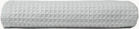 Toalha de banho em algodão com padrão favo de mel Pearl Grey