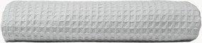 Toalha de banho em algodão com textura favo de mel Pearl Grey