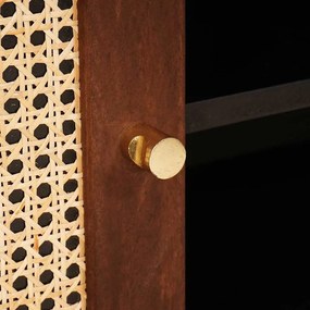 Armários e Estantes para Armazenamento de Mídia Castanho