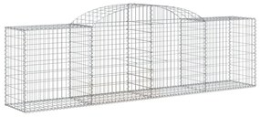 Cestos gabião arqueados 11pcs 300x50x80/100cm ferro galvanizado