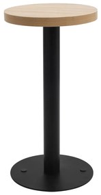 vidaXL Mesa bistrô 40 cm MDF castanho-claro