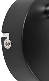 Spot moderno 1-light black com interior dourado - Buell Deluxe Moderno
