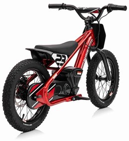 Bicicleta Eletrica Crianças 24V 250W Motor BAIGOR 23 PRO Vermelha