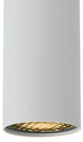 Foco moderno branco para sistema de calha monofásico GU10 35mm - Slimline Nubee Honey Moderno