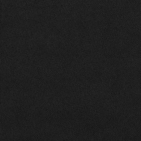 Cortinas opacas aspeto linho c/ ilhós 2 pcs 140x175 cm preto