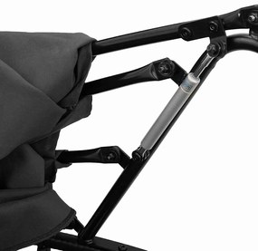 Cama lounge de exterior c/ toldo e almofadões vime PE preto