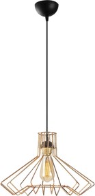 Chandelier Saglam – Cobre/Preto – Diâmetro 41 cm