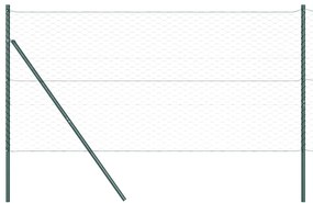 Cerca Hexagonal VidaXL Verde 1,2x10 m Aço