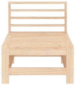 Sofás de centro para jardim 2 pcs madeira de pinho maciça