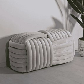 BANCO SOFTY CREME 90X45X45 CM