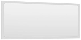Conjunto de móveis de casa de banho derivados de madeira branco