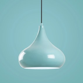 Candeeiro de Teto Saglam – Turquesa – Ø30 h:28 cm
