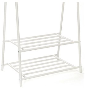 Guarda Roupa metálico 87,5 x 155 x 41 cm branco