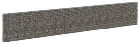 Muro gabião com tampas aço galvanizado 900x30x150 cm