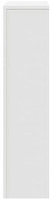 Cobertura de radiador 78x20x82 cm derivados de madeira branco
