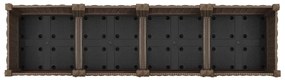Canteiro elevado 160x40x23 cm polipropileno