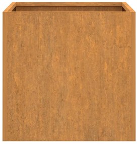 Vaso/floreira 49x47x46 cm aço corten