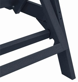 Espreguiçadeiras vidaXL 2 pcs Azul-marinho 162x53x98.5 cm HDPE