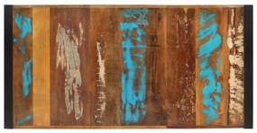 Mesa de bar 140x70x110 cm madeira recuperada maciça