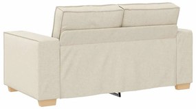 Sofá de 2 lugares em linho 120 cm