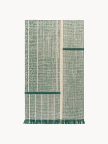Tapete de pelo curto com franjas Monochrome, Design Folkform