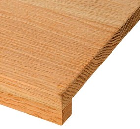 Soleiras da janela 2 pcs 80x30x2 cm carvalho castanho-claro