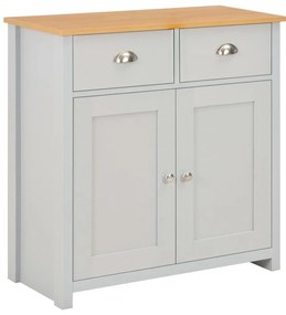 Aparador 79x35x81 cm cinzento