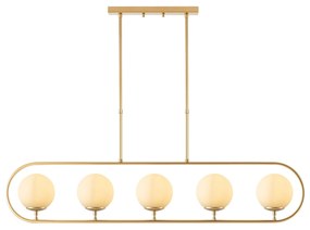 Candeeiro Chandelier Jewel – Dourado Brilhante – 122 x 15 cm