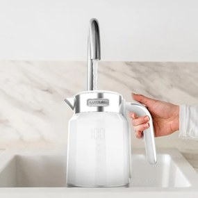 Jarro elétrico de água branca ThermoSense 600 Touch com capacidade de 1,7 litros, sem Bpa e 2200 W