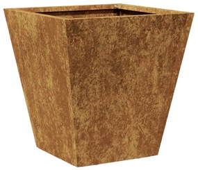 Garden Planters 2 pcs 30x30x30 cm aço resistente às intempéries
